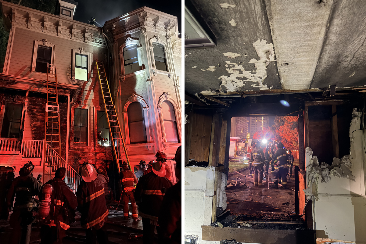 Fire seriously damages Oakland’s historic Camron-Stanford House
