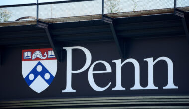 The campus of the University of Pennsyvania in Philadelphia, Pennsylvania