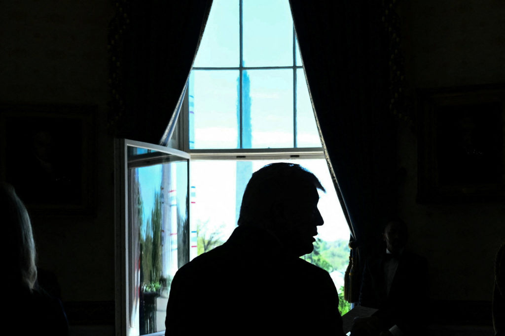 U.S. President Donald Trump and First Lady Melania Trump host White House Easter Egg Roll at the White House in Washington