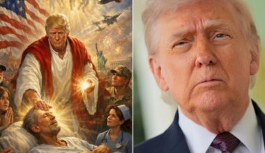 Trump deletes image of himself as Jesus-like saviour after backlash | Donald Trump News