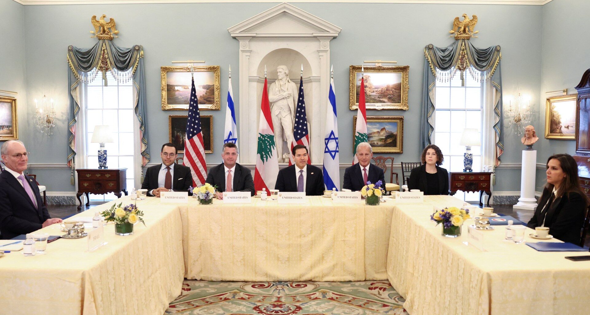Israel and Lebanon hold rare talks in Washington, DC, amid Iran war | US-Israel war on Iran News