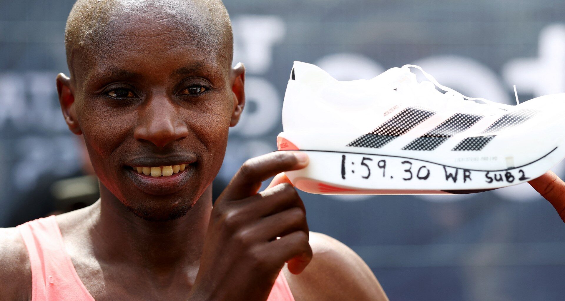 Sebastian Sawe breaks London marathon record with first run under two hours | Athletics