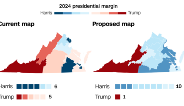 A look at Virginia Democrats’ proposed US House map