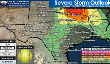 Significant Severe Storm Threat Tonight in North Texas and Northeast Texas