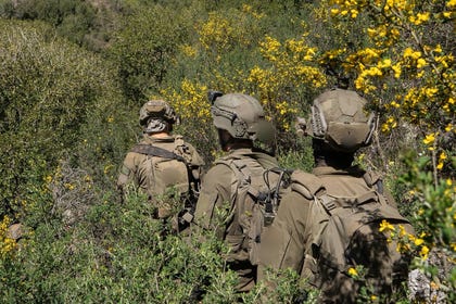 Israeli forces in southern Lebanon, this week.