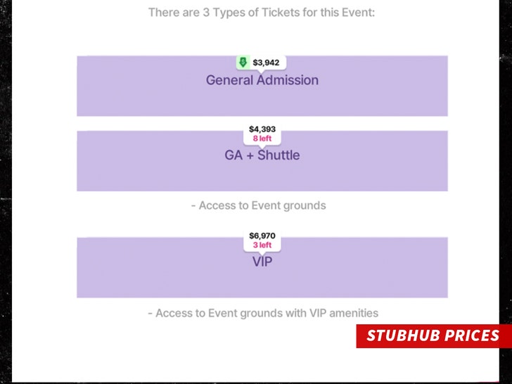 StubHub Prices