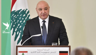 Lebanon's Aoun calls for Israel talks, warns of social division