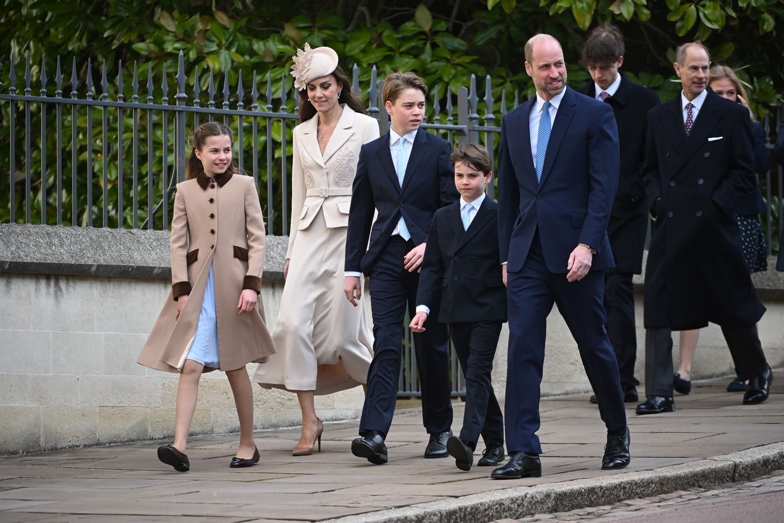 Image may contain Prince William Duke of Cambridge Prince George of Cambridge Person Adult Clothing and Coat
