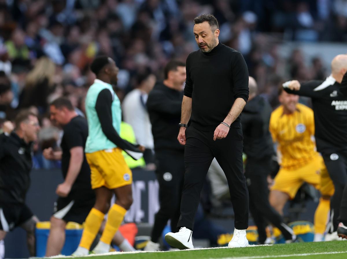 Brighton strike late as Spurs fall agonisingly short of rare victory - London Evening Standard