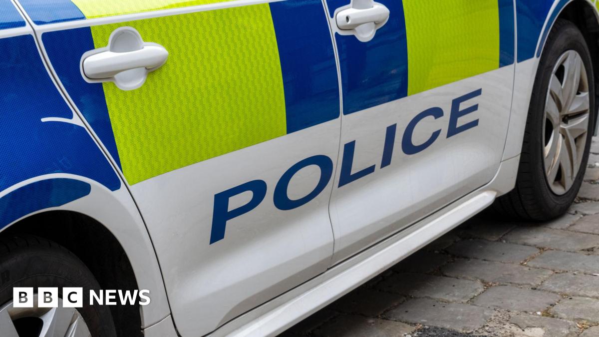 A close-up shot of a police car.