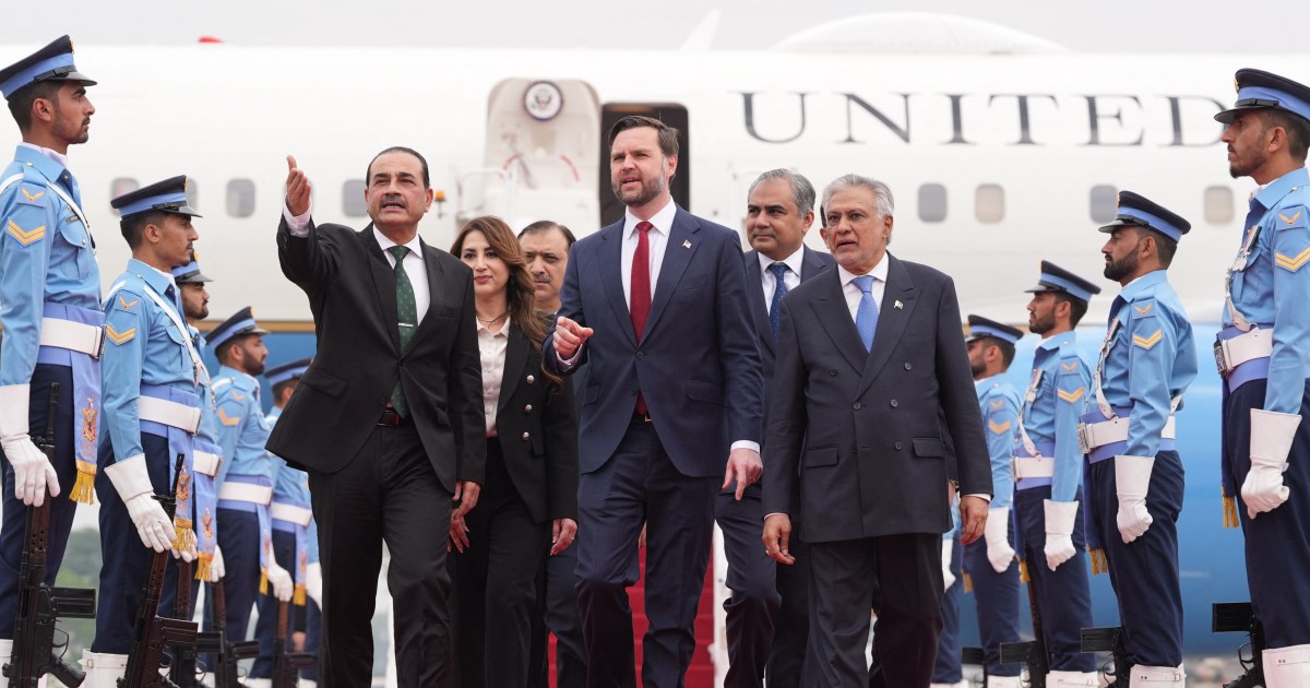 Vance arrives for peace talks in Pakistan, warns Iran not to 'try to play us'