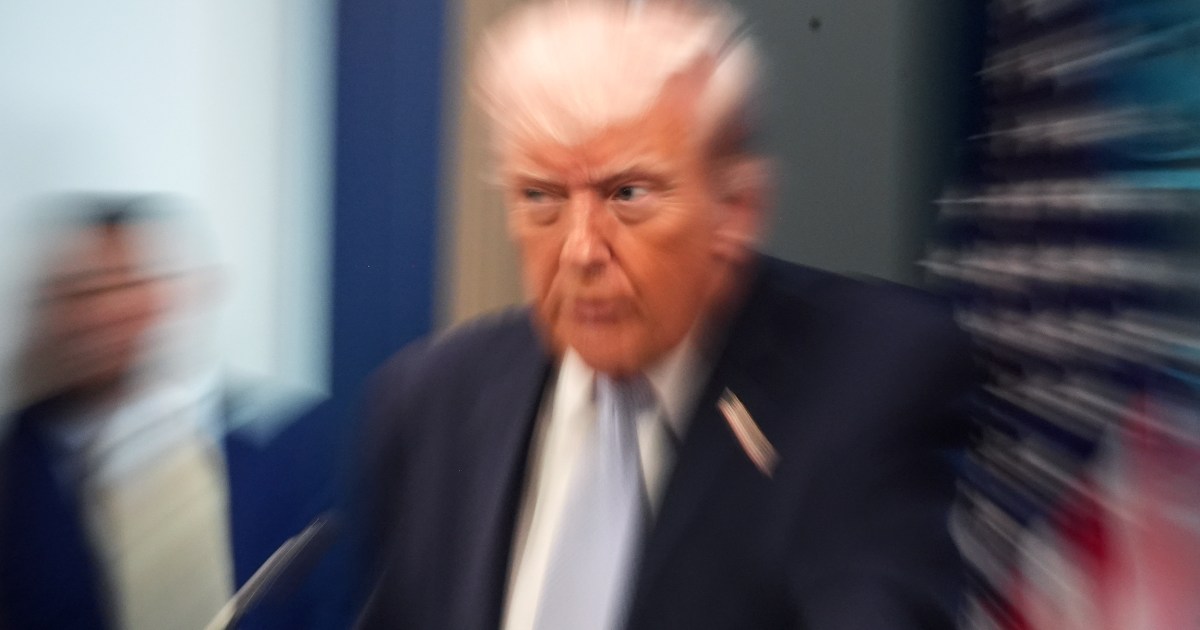 Trump scolds Americans for opposing some of his ambitions in Iran