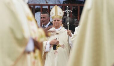 Pope Leo XIV greeted by crowd of 120,000 in Cameroon as he attacks uneven distribution of wealth