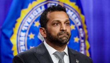Democrats want FBI Director Kash Patel to fill out alcohol use screening test