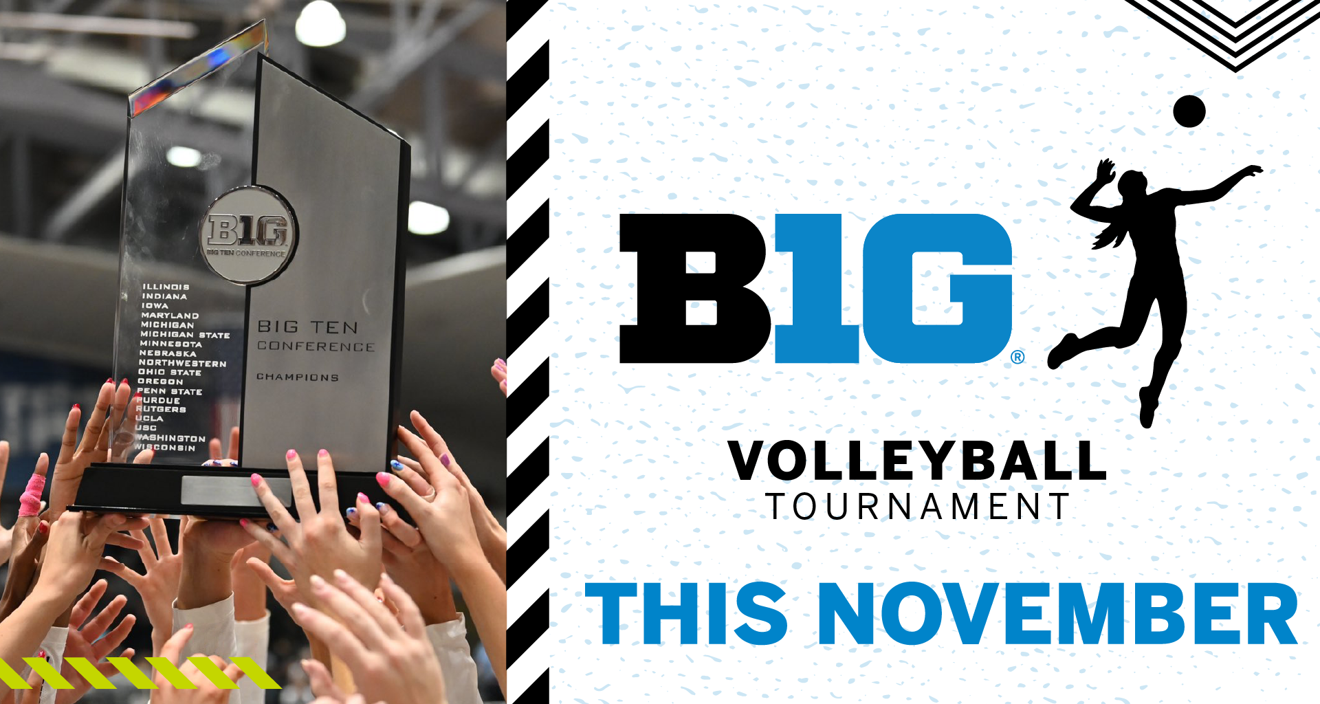 Big Ten Volleyball Tournament to Debut in November 2026