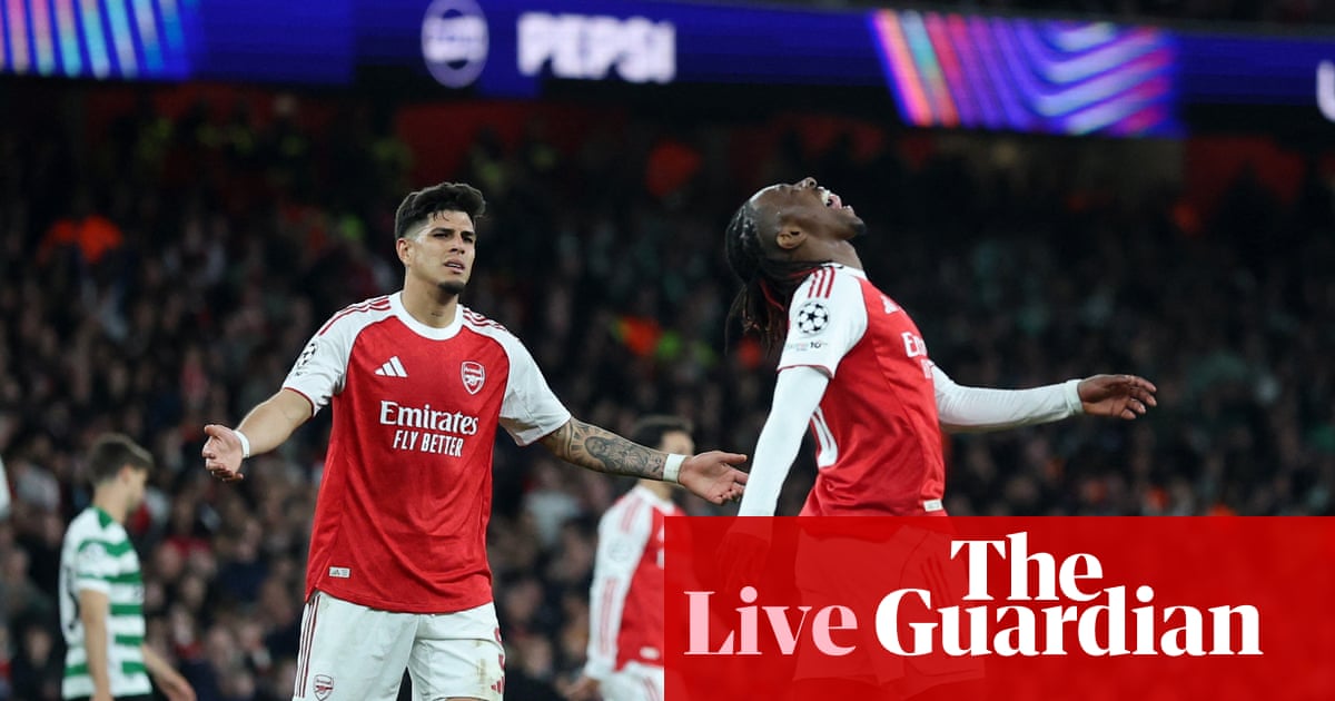 Arsenal v Sporting: Champions League quarter-final, second leg – live | Champions League