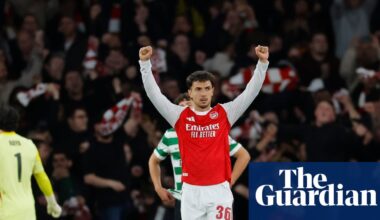 Edgy Arsenal squeeze past Sporting to set up Atlético Madrid semi-final | Champions League