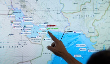 First Fully Loaded L.N.G. Tanker Since War Began Appears to Have Crossed the Strait
