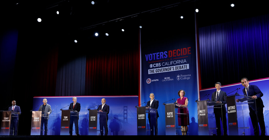 Takeaways From the California Governor Debate at Pomona College