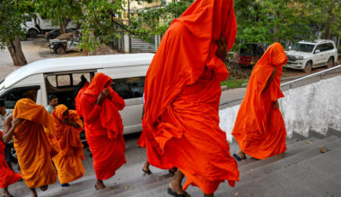 Sri Lanka Arrests 22 Monks After 240 Pounds of Cannabis Found in Luggage