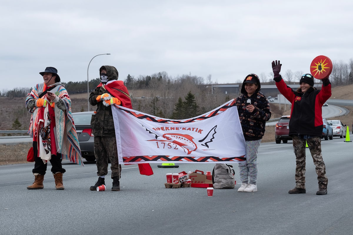 Nova Scotia highways blocked as First Nation protests over cannabis crackdown