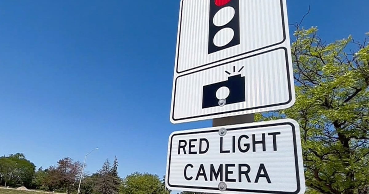 Toronto's top 10 locations for red light camera fines