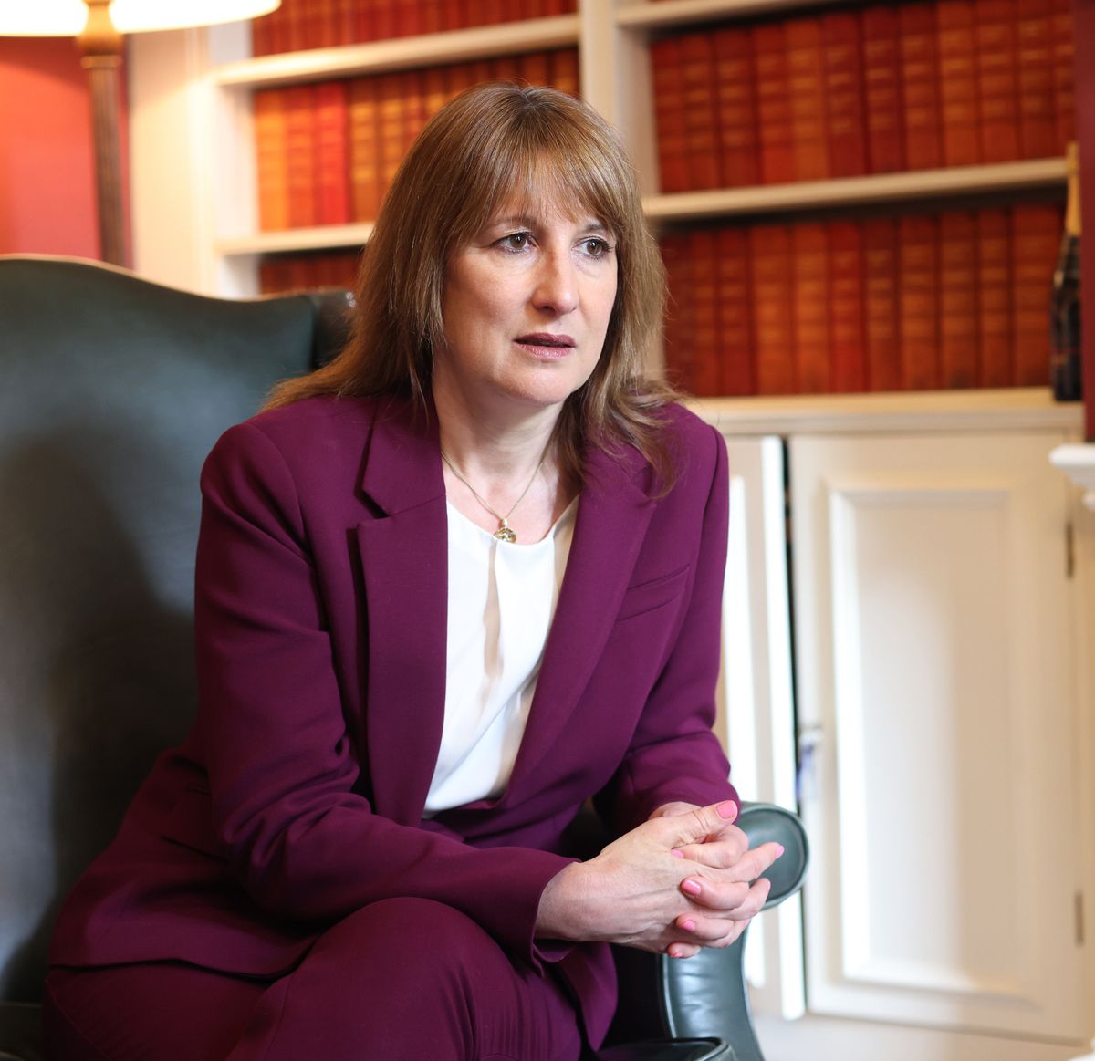 Chancellor Rachel Reeves speaks to The Mirror in No11 Downing Street