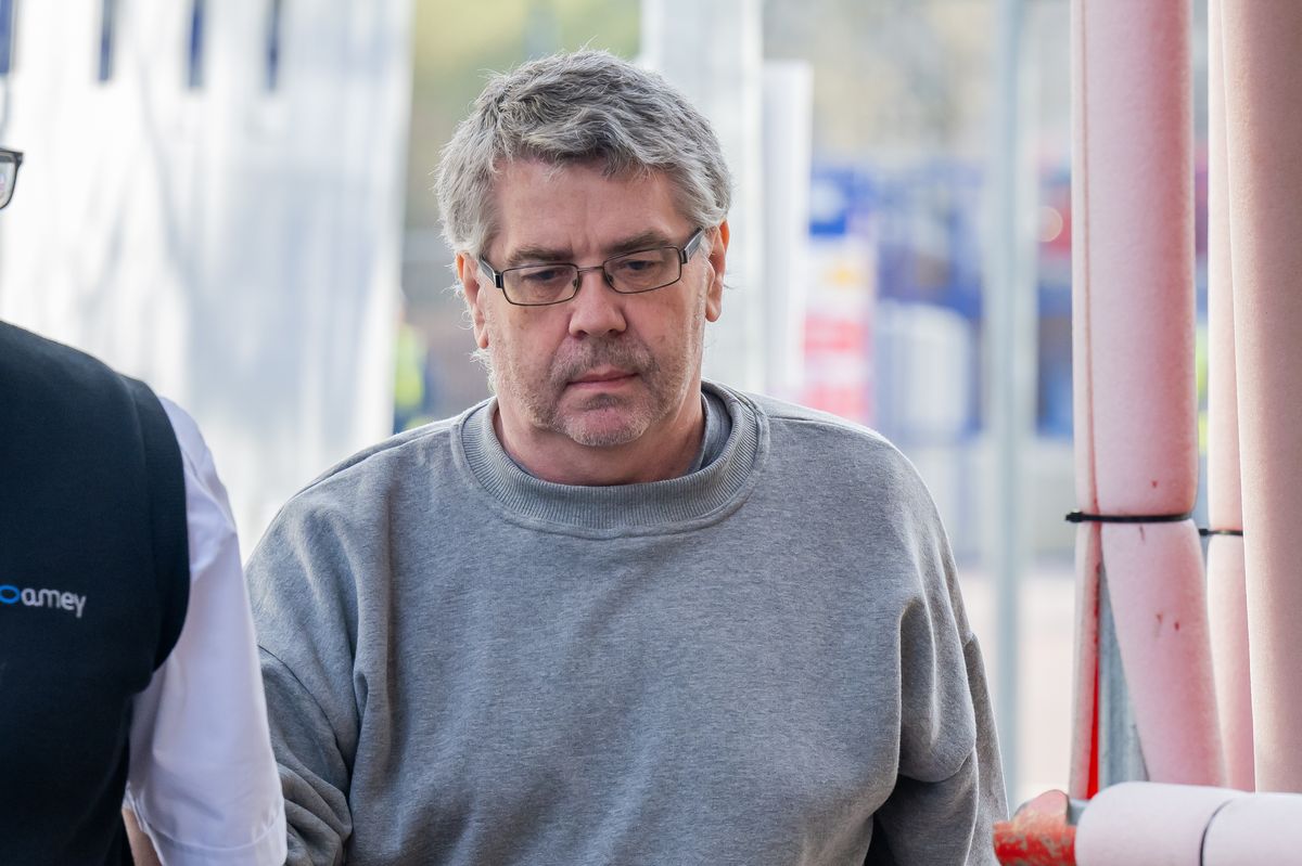 Christopher Phillips pictured arriving at Cardiff Crown Court for a previous hearing