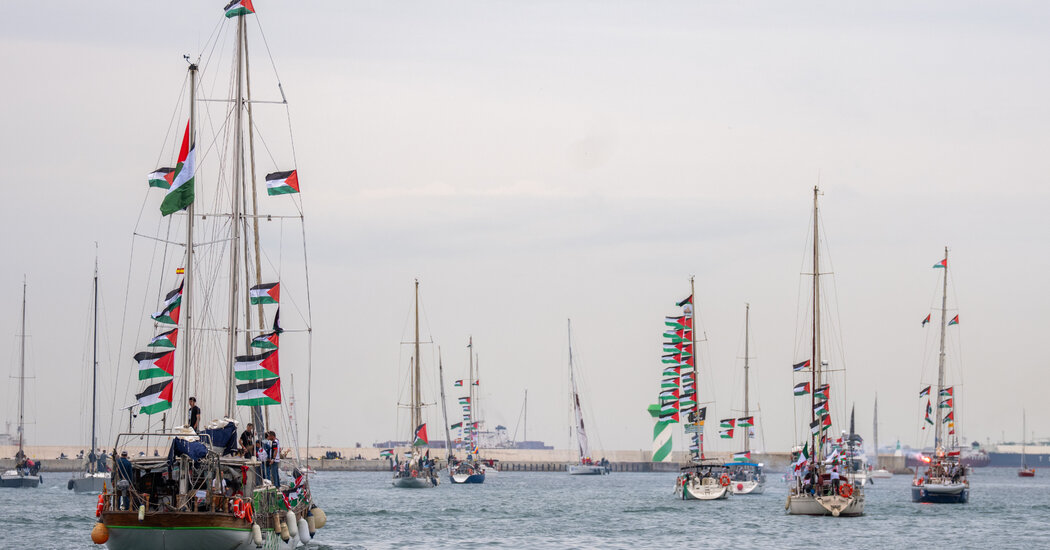 Israel Intercepts Aid Flotilla Heading to Breach Naval Blockade of Gaza