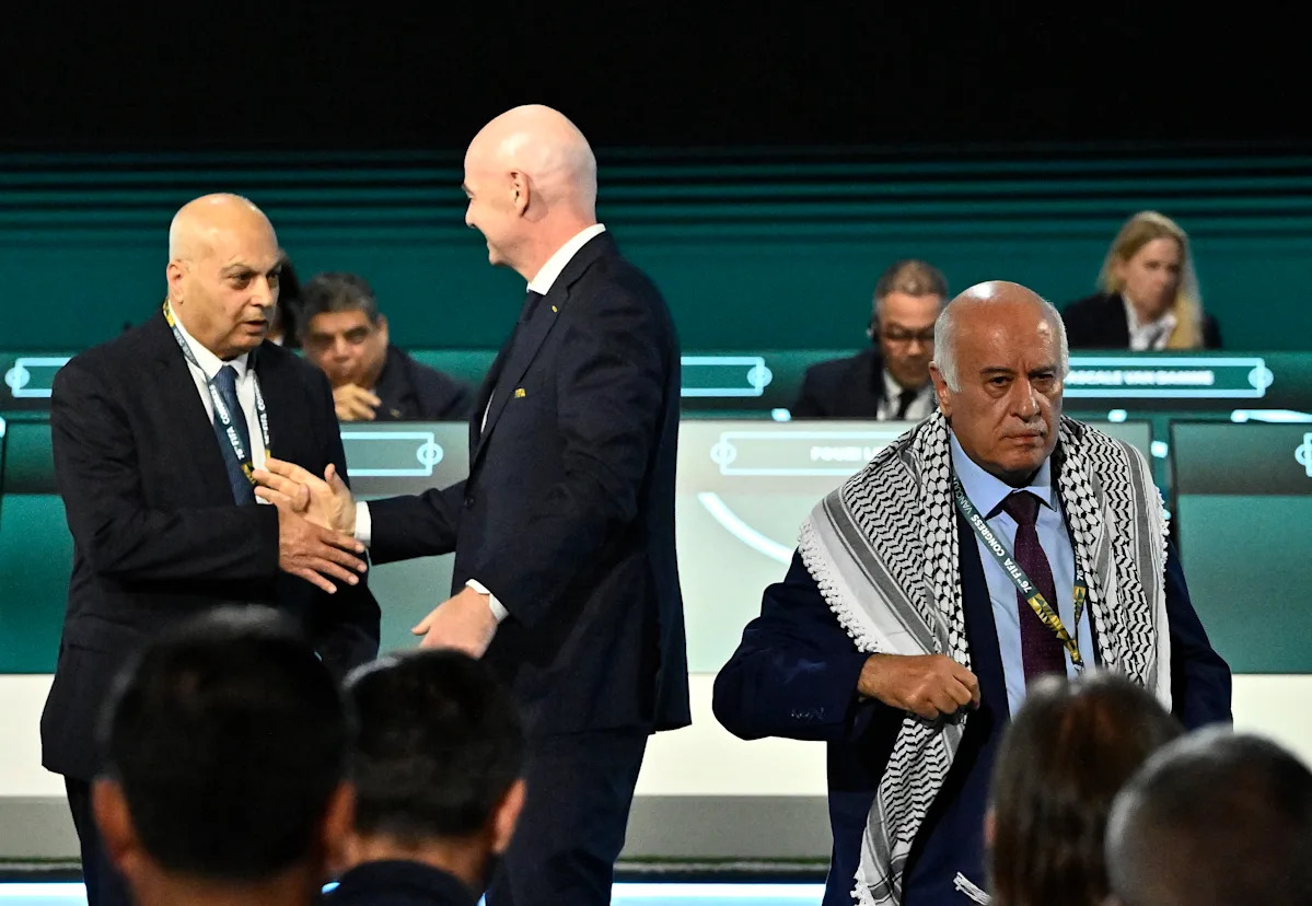Palestine FA chief hits out at Israel federation VP at FIFA Congress