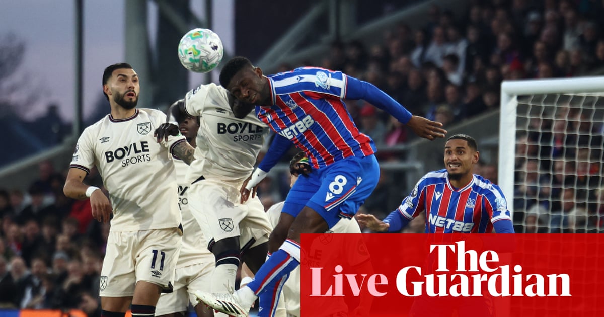 West Ham draw at Crystal Palace to relegate Wolves: Premier League – as it happened | Premier League