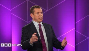 'This isn't an election about independence,' says Plaid leader, as parties face live audience of voters - BBC