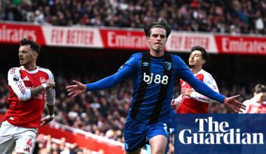 Alex Scott and Bournemouth deal blow to nervy Arsenal’s title hopes | Premier League