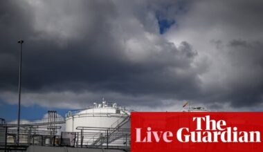 Oil tumbles below $100 a barrel and stock markets soar on hopes Middle East war will end soon – business live | Business