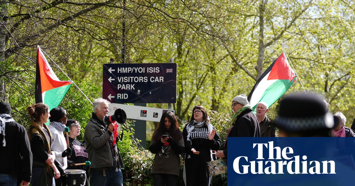 Palestine Action activist who hit officer with sledgehammer ‘panicked’, court told | UK news