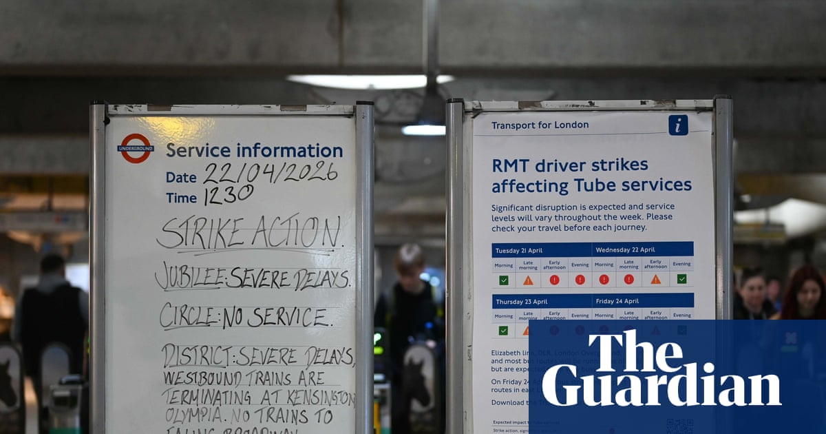 London faces more disruption as second 24-hour tube strike begins | London Underground