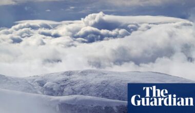 Parts of UK braced for heavy snow and gale-force winds as Storm Dave arrives | UK weather