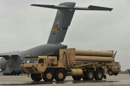 A THAAD missile defense system deployed to Israel. U.S. defense contractor Lockheed Martin was reportedly producing just 20 interceptor missiles per year last June. Credit: IDF/U.S. Army Europe A THAAD missile defense system deployed to Israel. U.S. defense contractor Lockheed Martin was reportedly producing just 20 interceptor missiles per year last June.