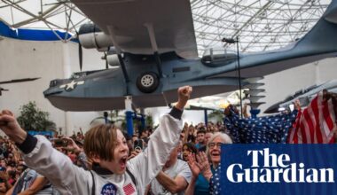 Artemis II splashdown! – in pictures - The Guardian