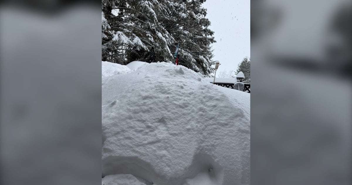Candle Lake woman wakes up to large snow pile around home - CTV News