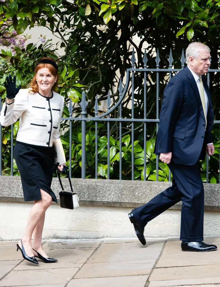 Sarah Ferguson and ex-Prince Andrew attend Easter church outing on April 20, 2025Credit: Samir Hussein/WireImage