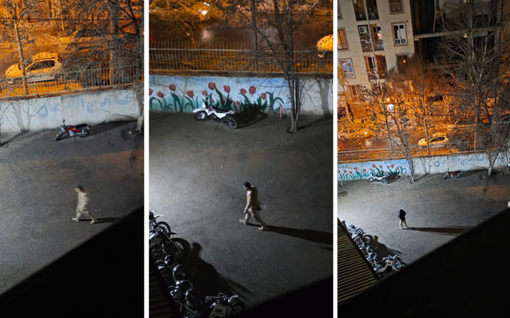 In Qazvin in northwestern Iran, footage sent to Iran International on March 2 showed military forces and motorcycles deployed at Sedigheh Kobra Girls’ School on Shahid Sales Street in the Sartak neighborhood.