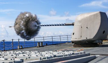 USS Spruance Blasting A Ship With Its Deck Gun Is A First In Nearly Four Decades