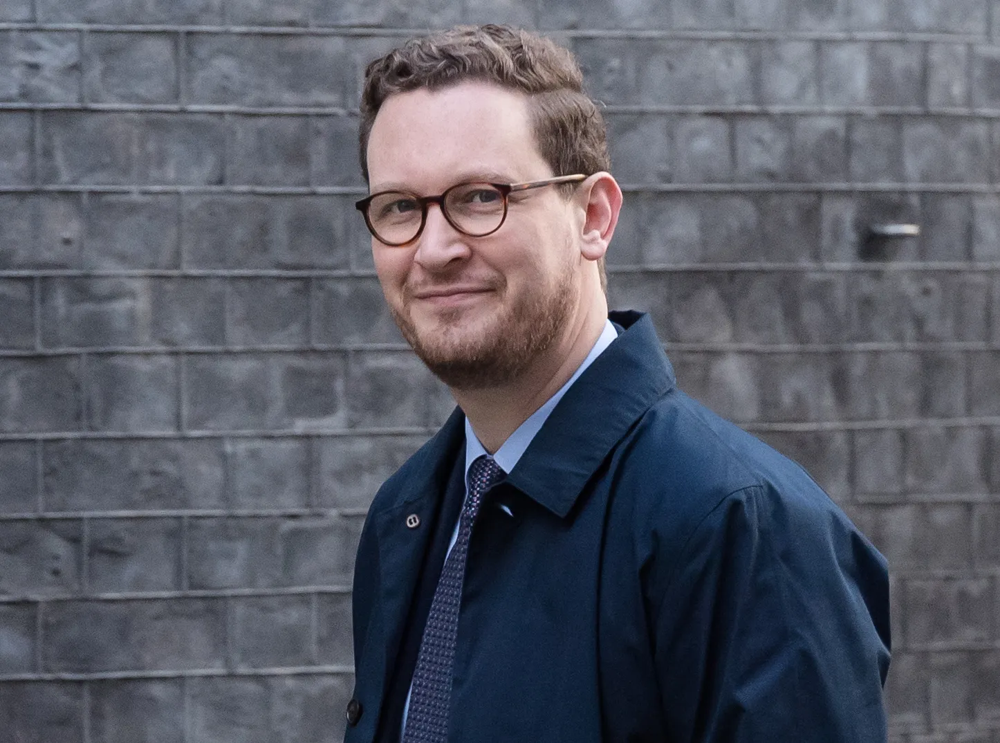 Darren Jones, Chancellor of the Duchy of Lancaster, arriving in Downing Street for a cabinet meeting.