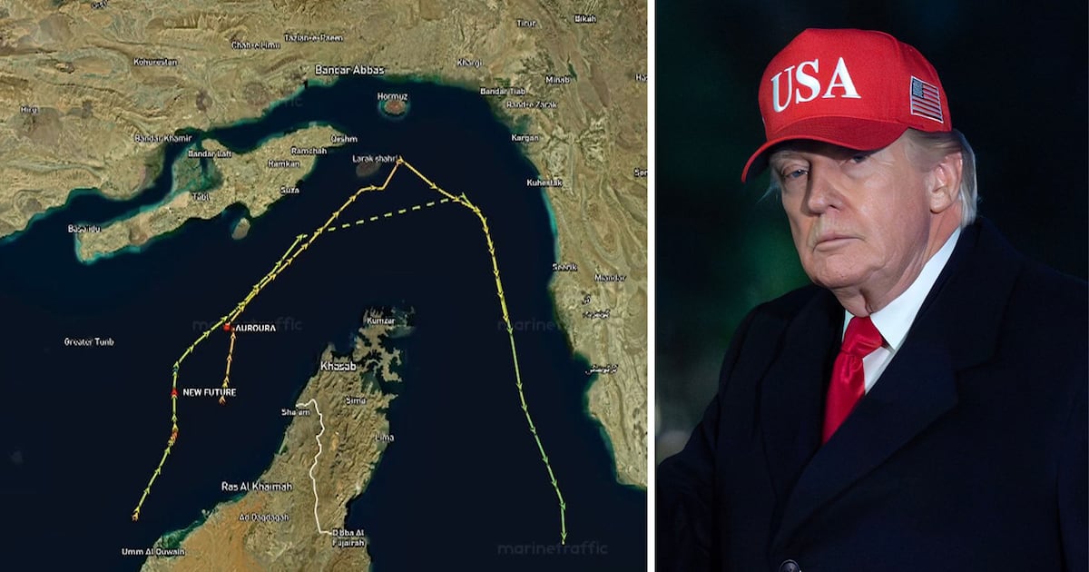 Trump says U.S. military have blocked Tehran ports