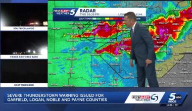 Tornadoes spin up with Oklahoma severe storms