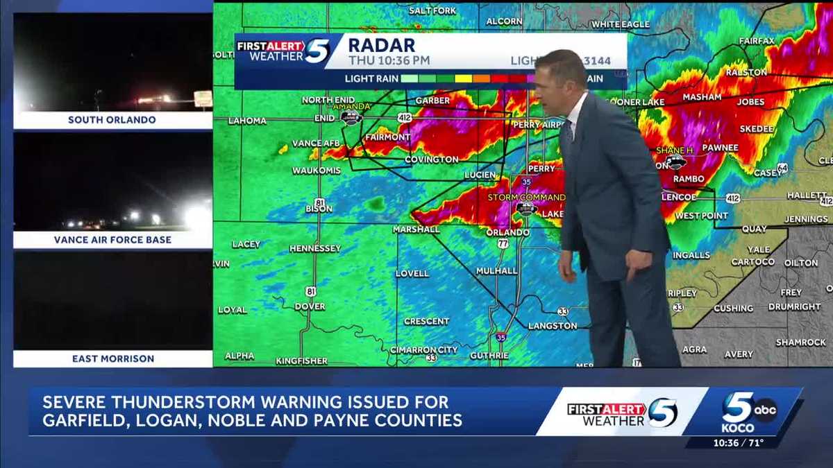 Tornadoes spin up with Oklahoma severe storms