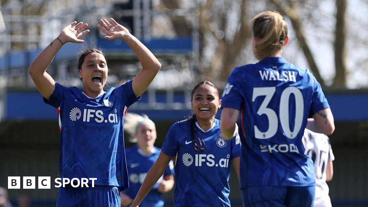 Chelsea 2-1 Tottenham: Veerle Buurman sends Blues into Women's FA Cup semis