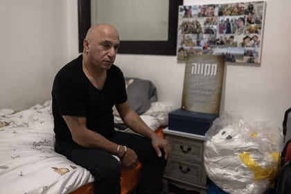 Alon Nimrodi. Even after the final 20 living hostages returned, he didn't give up believing his son, Tamir, was still alive. Alon Nimrodi. Even after the final 20 living hostages returned, he didn't give up believing his son, Tamir, was still alive.