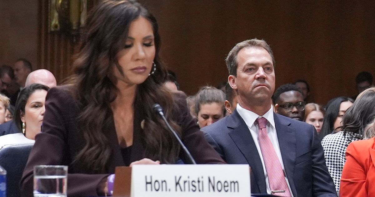 Kristi Noem Was ‘Blindsided’ by Those Photos of Her Husband